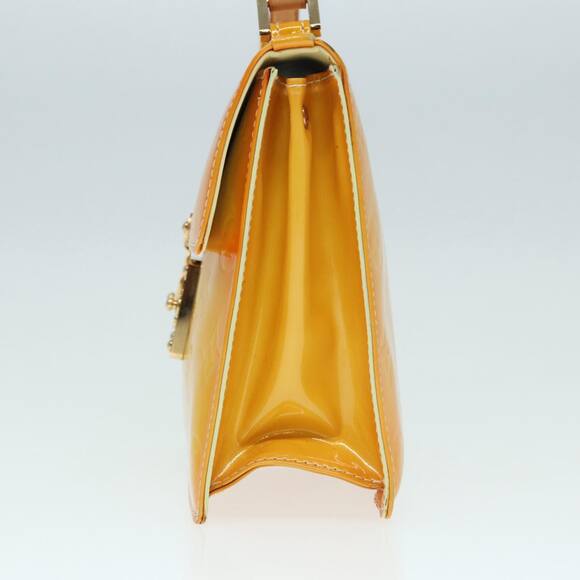 LOUIS VUITTON Monogram Vernis Spring Street Bag Lime Yellow M91068 - Picture 3 of 16